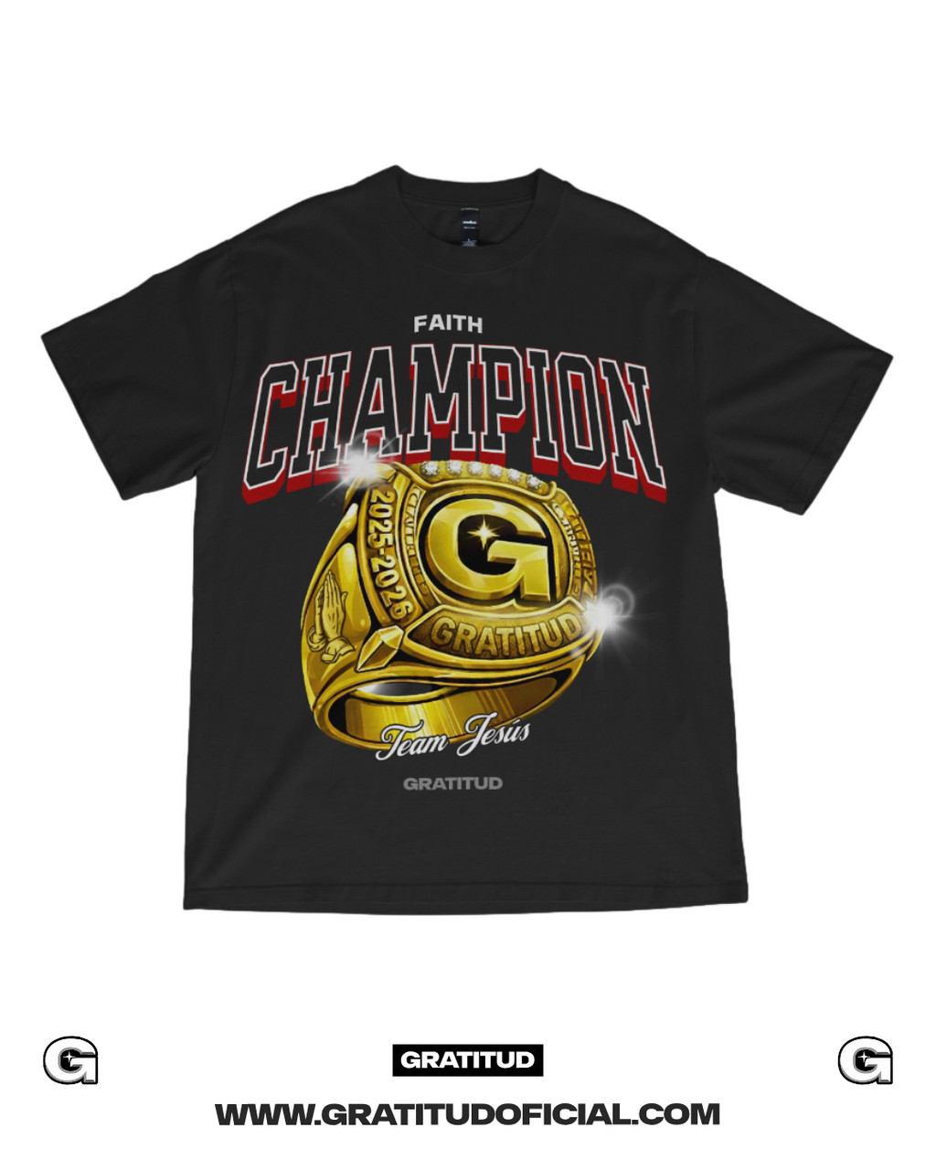 T-SHIRT "FAITH CHAMPION"