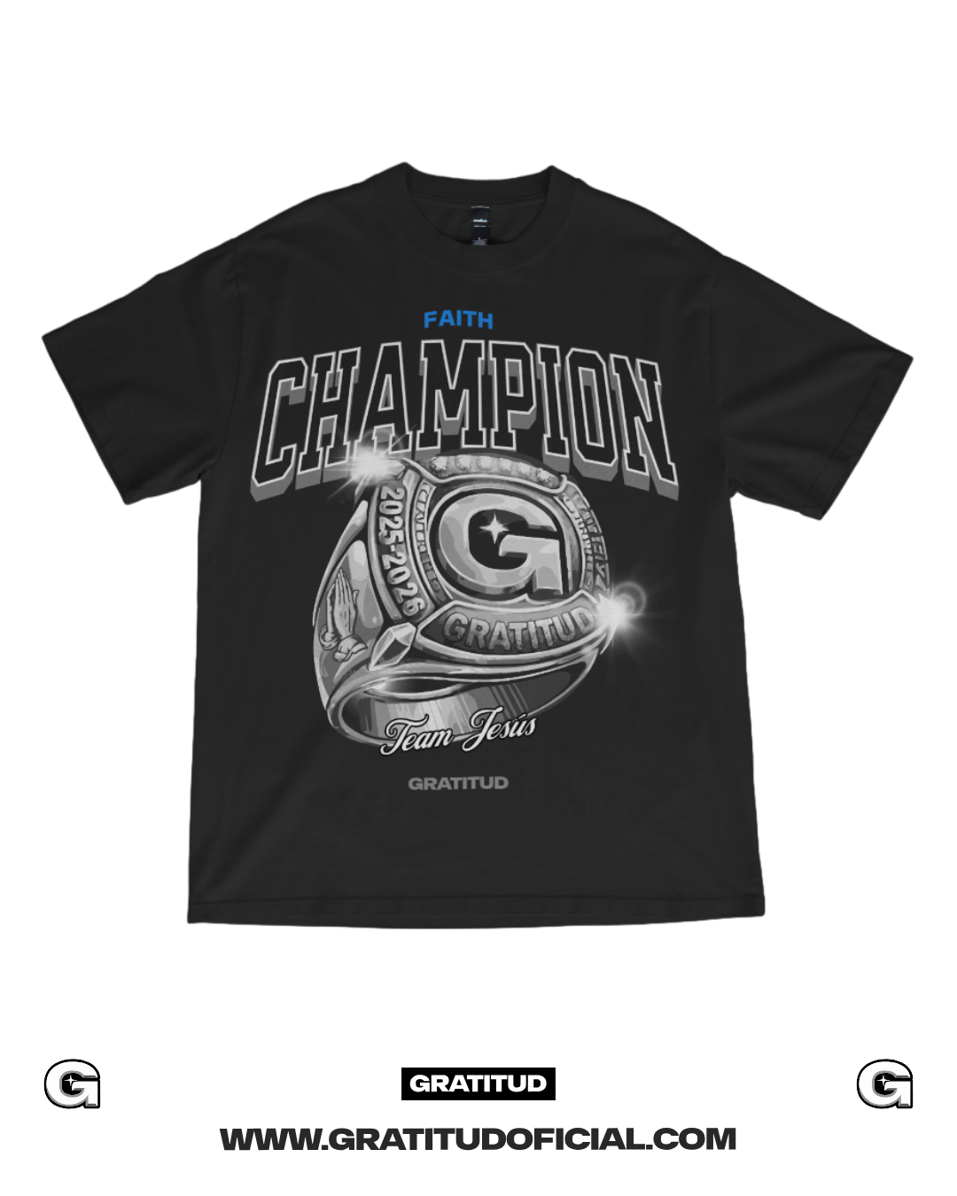 T-SHIRT "FAITH CHAMPION"