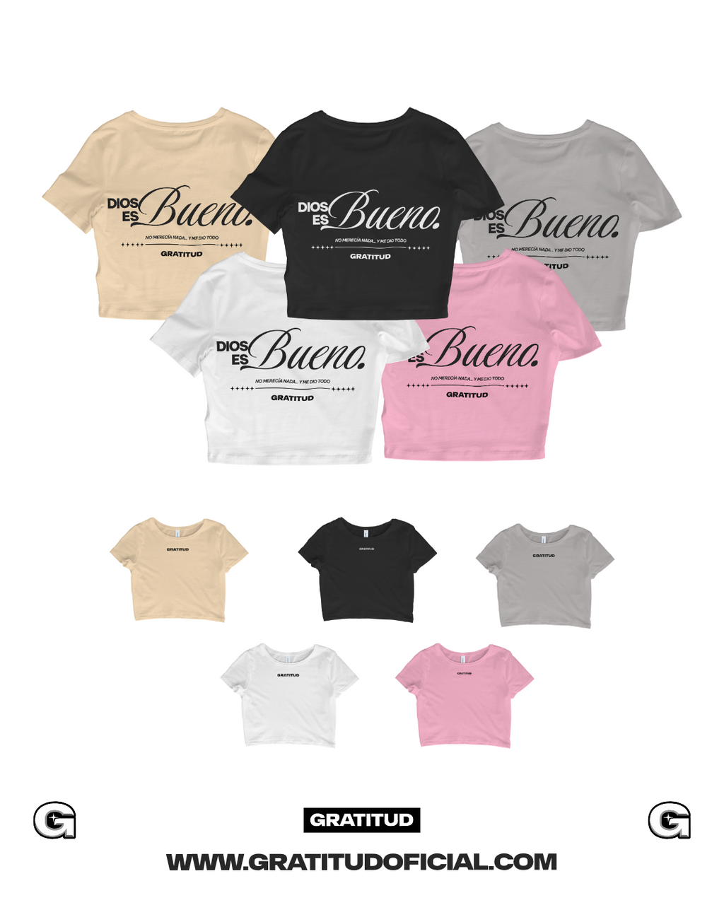 T-SHIRT "DIOS ES BUENO" Mujer