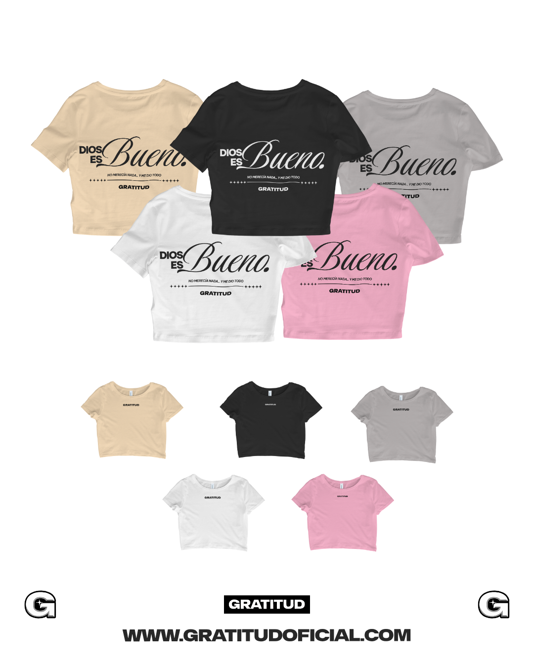 T-SHIRT "DIOS ES BUENO" Mujer